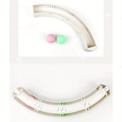 Interactive Cat Teaser Toy Track Ball - Ideal for Indoor Cats