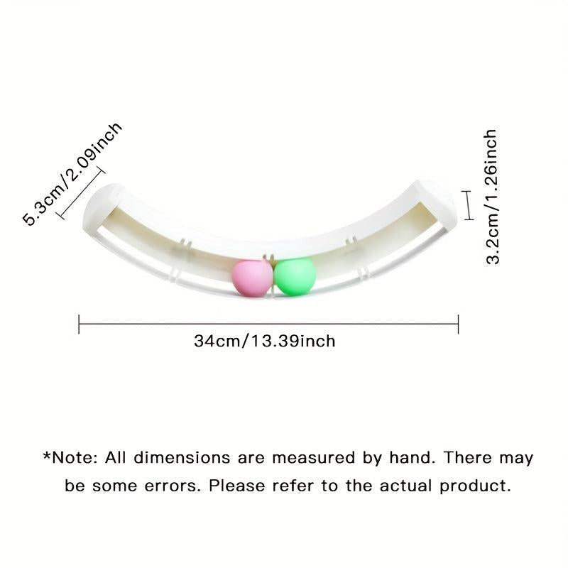 Interactive Cat Teaser Toy Track Ball - Ideal for Indoor Cats