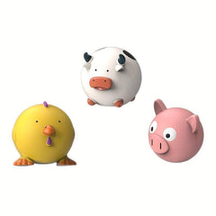 Durable Dog Chew Latex Toy Tough Squeaky Dog Grinding Teeth Toys