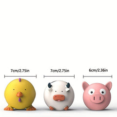 Durable Dog Chew Latex Toy Tough Squeaky Dog Grinding Teeth Toys