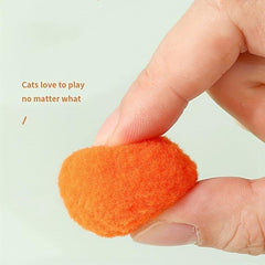 Interactive Launch Training Cat Toys Creative Kittens Mini Pompoms Games
