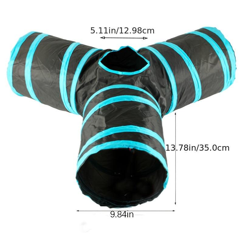 Cat Tunnel Dog Training Tunnel Foldable Storage Tunnel Pet Toys Play Tunnels