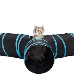 Cat Tunnel Dog Training Tunnel Foldable Storage Tunnel Pet Toys Play Tunnels