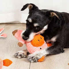 Cuddly Plush Pig Toy for Dogs Cats & Pets