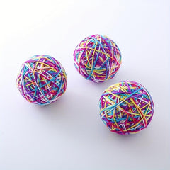 Interactive Cat Teaser Toys Yarn Balls for Fun and Exercise