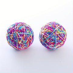 Interactive Cat Teaser Toys Yarn Balls for Fun and Exercise