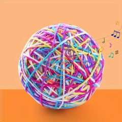 Interactive Cat Teaser Toys Yarn Balls for Fun and Exercise