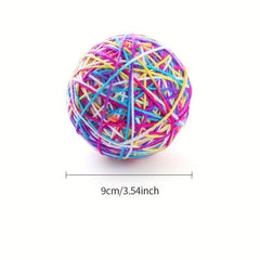 Interactive Cat Teaser Toys Yarn Balls for Fun and Exercise