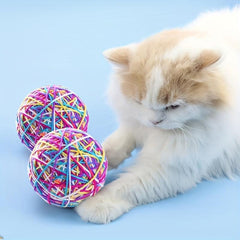 Interactive Cat Teaser Toys Yarn Balls for Fun and Exercise