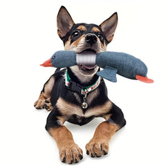 Goose Pet Grinding Teeth Squeaky Plush Toy Durable Chew Toy
