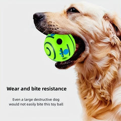 Interactive Dog Toy Sounding Ball for Chew Play