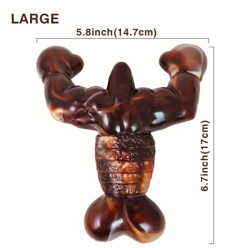 Indestructible Dog Chew Toy Bacon Flavored Tough Bone Durable Toy