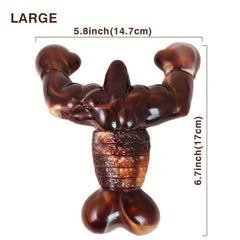 Indestructible Dog Chew Toy Bacon Flavored Tough Bone Durable Toy