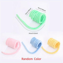 2pcs Colorful Interactive Cat Toy Plush Material for Endless Fun