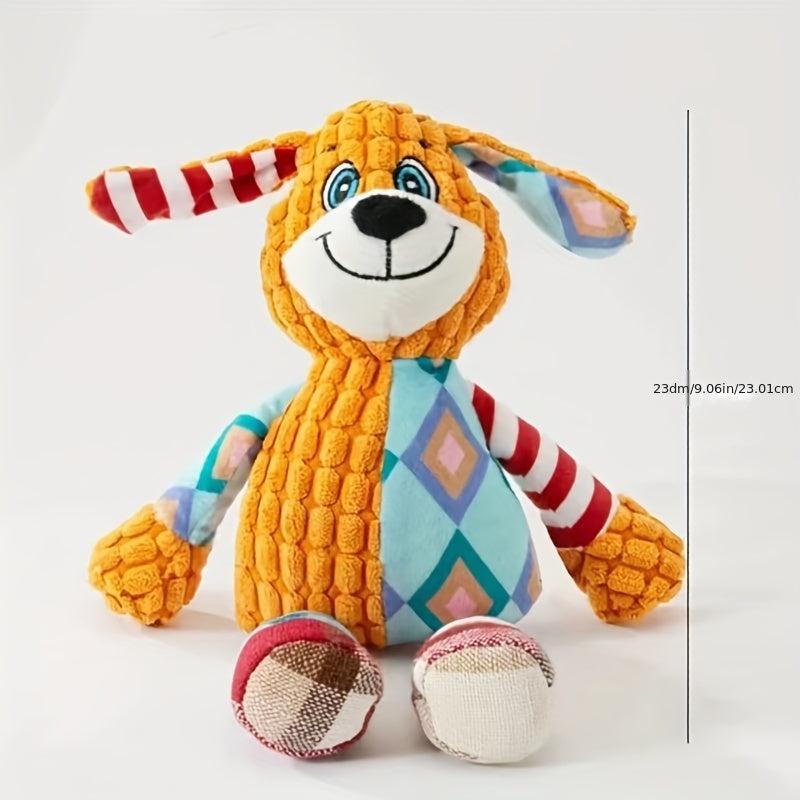 Squeaky Plush Toy for Dogs - Durable Chew Toy for Teeth Grinding