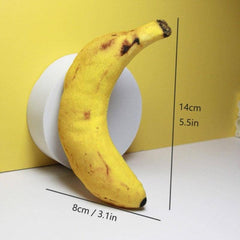 Squeaky Dog Chew Toy with Banana for Teeth Grinding