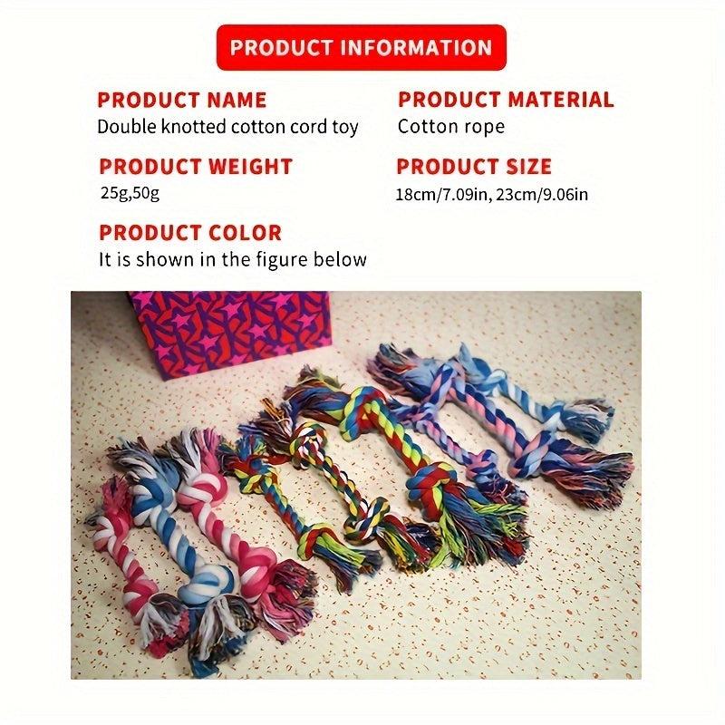 Teeth Cleaning Braided Rope Knot Pet Toy