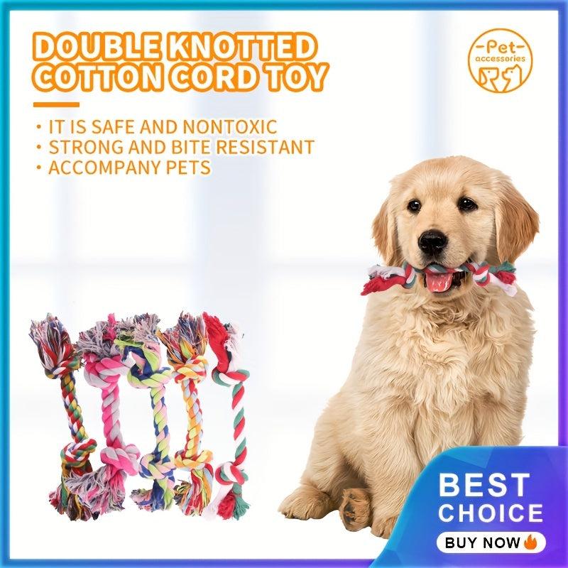 Teeth Cleaning Braided Rope Knot Pet Toy