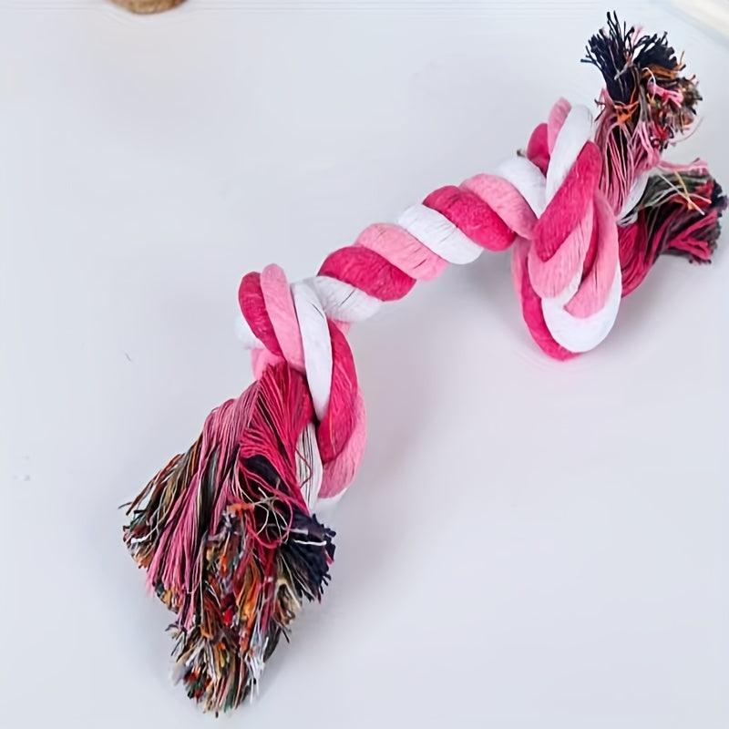 Teeth Cleaning Braided Rope Knot Pet Toy