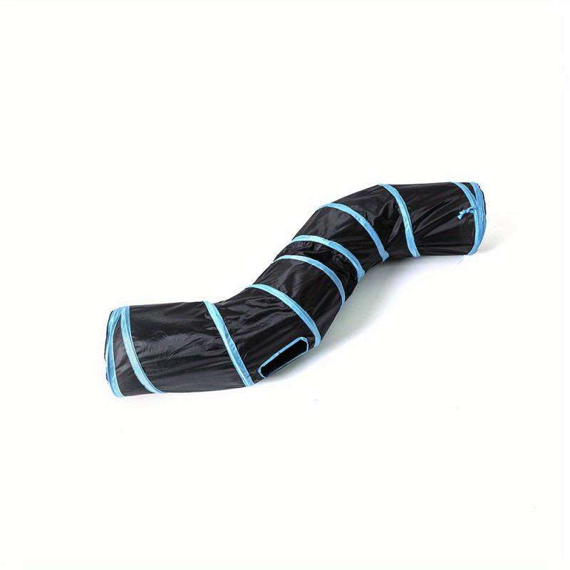 Foldable Cat Tunnel Interactive Pet Toy with Hanging Ball