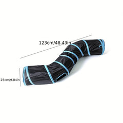 Foldable Cat Tunnel Interactive Pet Toy with Hanging Ball