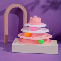 Three Layer Cat Toy Turntable for Endless Entertainment