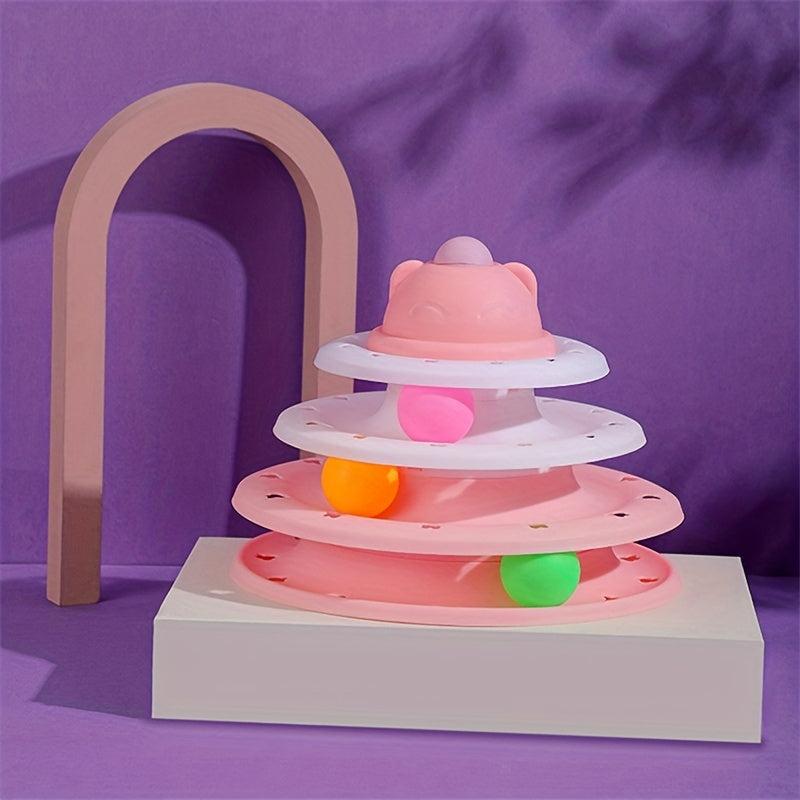 Three Layer Cat Toy Turntable for Endless Entertainment