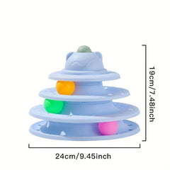 Three Layer Cat Toy Turntable for Endless Entertainment