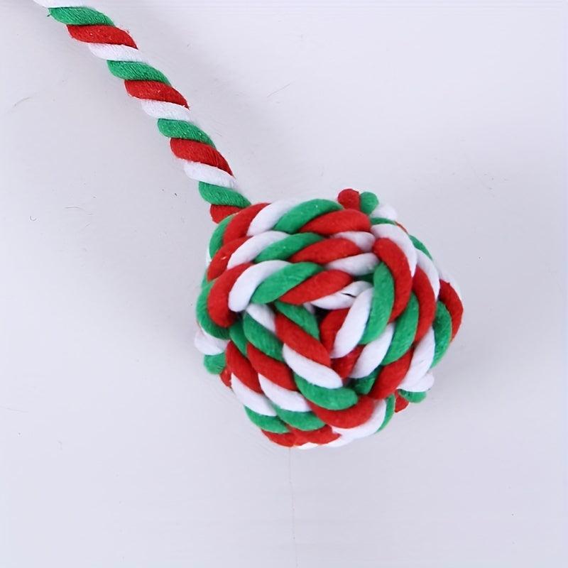 Christmas Dog Rope Toys for Medium to Large Breed Dogs