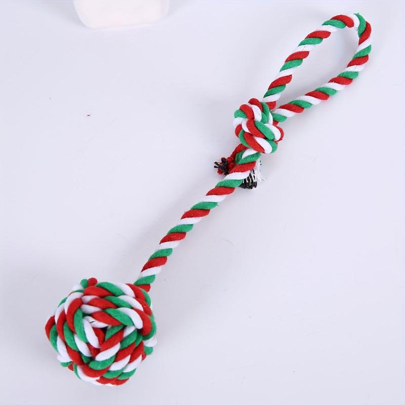 Christmas Dog Rope Toys for Medium to Large Breed Dogs