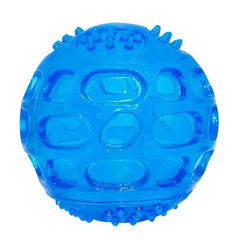 Durable Dog Ball Toy for Teeth Grinding & Interactive Play with Sound Effects
