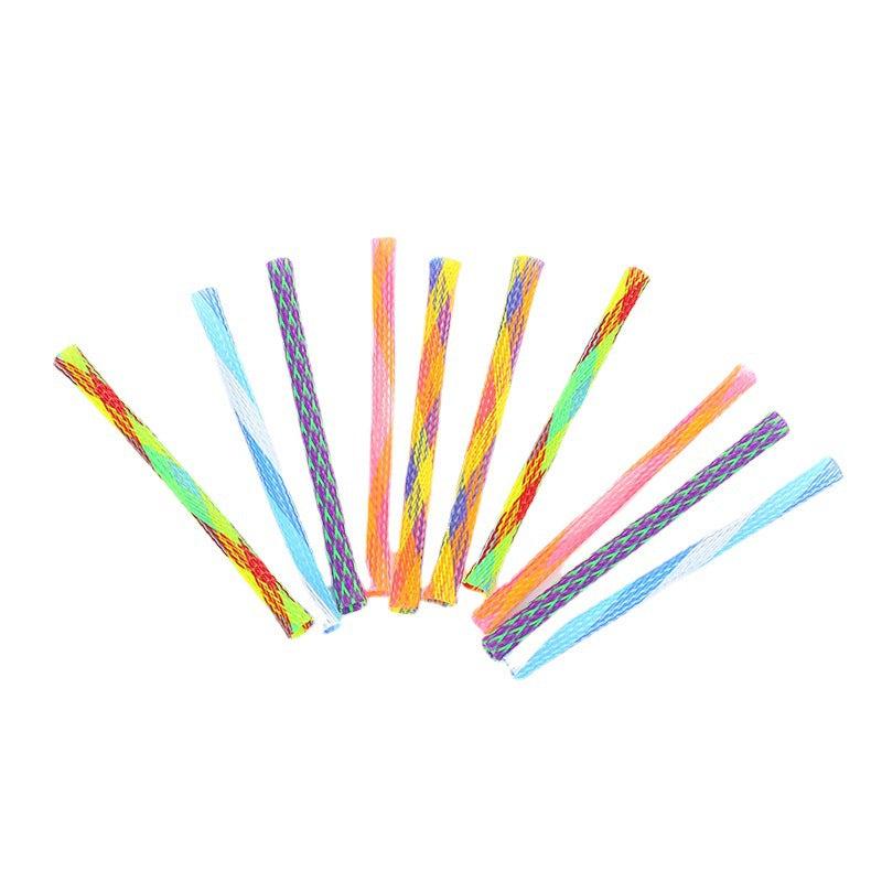 Colorful Spring Hose Kitten Grinding Claw Telescopic Spring Chew Toy