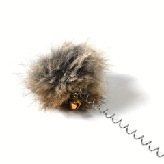 Interactive Plush Cat Spring Wand Kitten Toy Ball Bell Pet Supplies