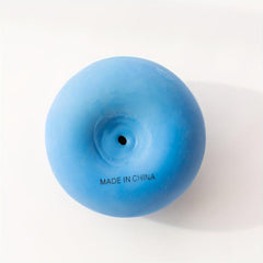 Durable Rubber Ball Toy For Dogs Cartoon Teeth Grinding Interactive Play