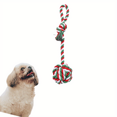 Durable Teeth Cleaning Rope Knot Toy for Cats and Dogs