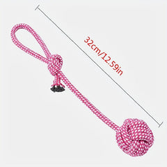 Durable Teeth Cleaning Rope Knot Toy for Cats and Dogs
