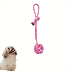 Durable Teeth Cleaning Rope Knot Toy for Cats and Dogs
