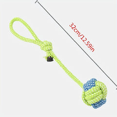 Durable Teeth Cleaning Rope Knot Toy for Cats and Dogs