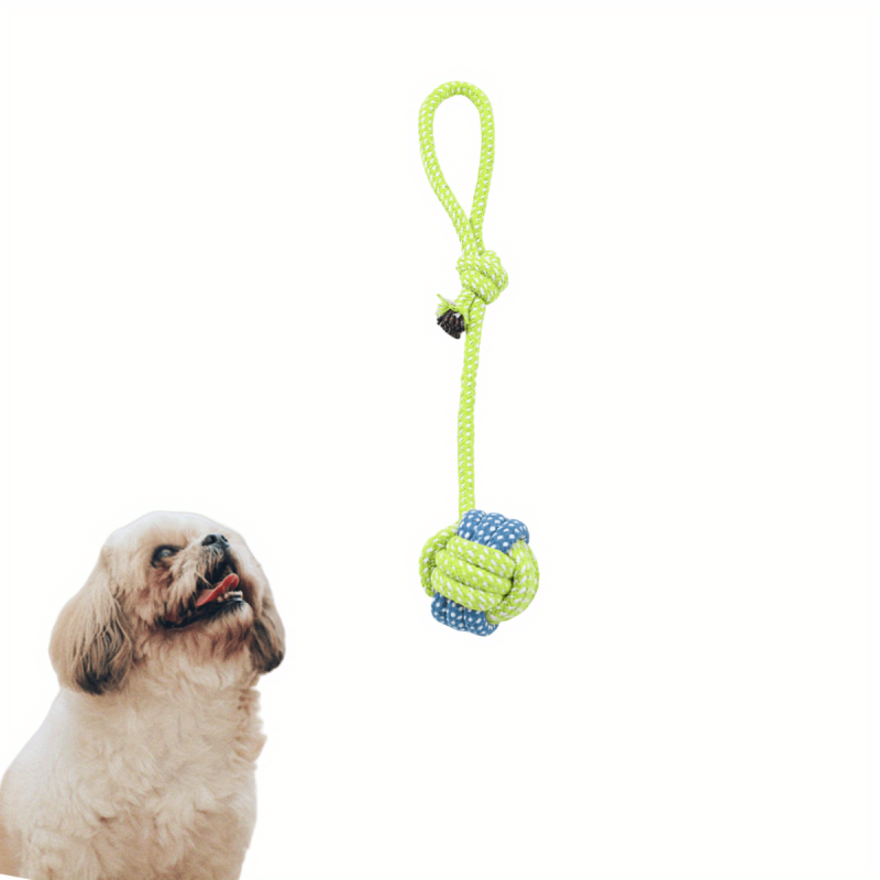 Durable Teeth Cleaning Rope Knot Toy for Cats and Dogs