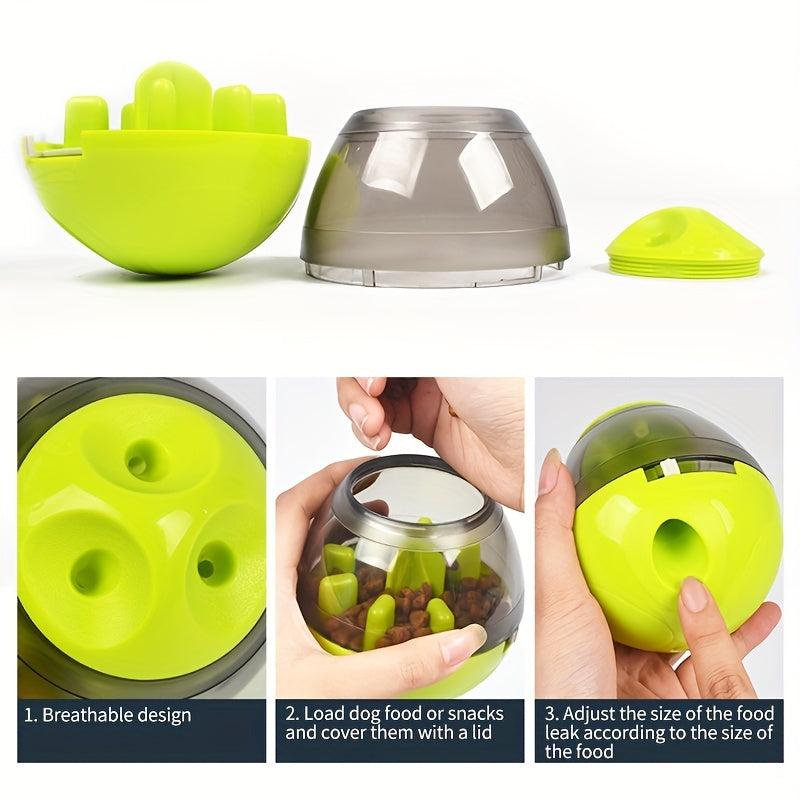 Interactive Dog Toy Leaking Food Tumbler Mental Stimulation
