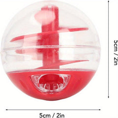 Interactive Cat Treat Ball Toy Food Dispensing Puzzle Slow Feeder