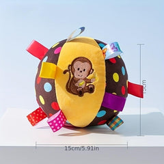 Pet Ball Sound Plush Toy Interactive Chew Squeaky Toy For Pets