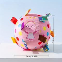 Pet Ball Sound Plush Toy Interactive Chew Squeaky Toy For Pets