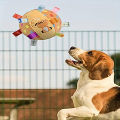 Pet Ball Sound Plush Toy Interactive Chew Squeaky Toy For Pets