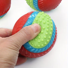 Beef Flavored Rubber Ball Toy for Dogs