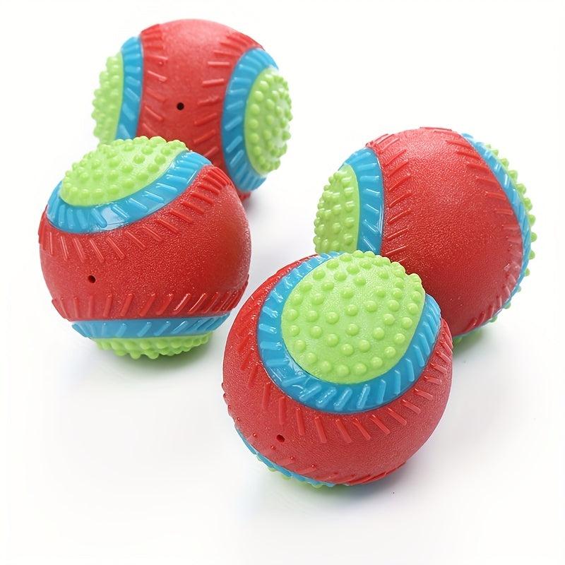 Beef Flavored Rubber Ball Toy for Dogs