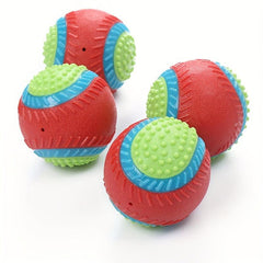 Beef Flavored Rubber Ball Toy for Dogs