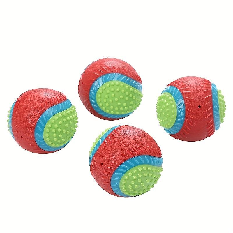 Beef Flavored Rubber Ball Toy for Dogs