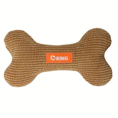 Bone Pet Grinding Teeth Squeaky Plush Toy for Dogs