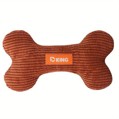 Bone Pet Grinding Teeth Squeaky Plush Toy for Dogs